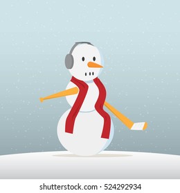 Snowman Icon vector illustration