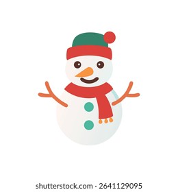 snowman icon vector illustration style