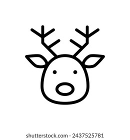 Snowman icon vector. Winter illustration sign. Cold symbol. Snow logo.