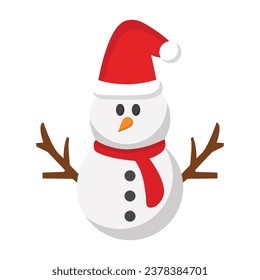 Vektorsymbol für Snowman-Illustrationen, das leicht modifiziert oder bearbeitet werden kann