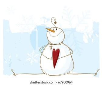 Snowman Love