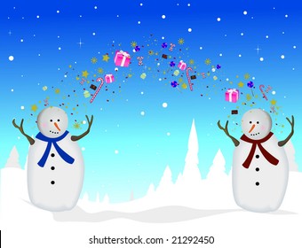 Snowman magic