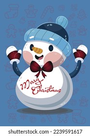 snowman, merry christmas, christmas doll