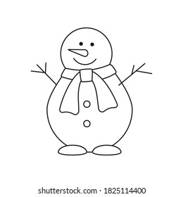 17,404 Snowman illustration outline Images, Stock Photos & Vectors ...