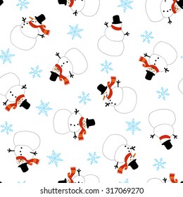 Snowman pattern
