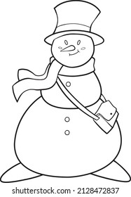 Snowman Pose Like A Gentleman
