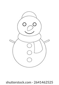 snowman red scarf carrot nose