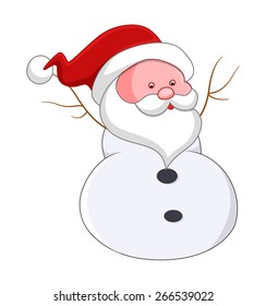 Snowman Santa Character