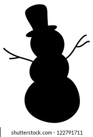 Free Free 343 Silhouette Snowman Svg SVG PNG EPS DXF File