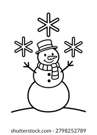 Snowman   Snowflakes