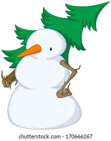 Snowman Spruce Shouldered 
