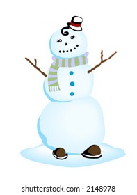 Snowman - Vector