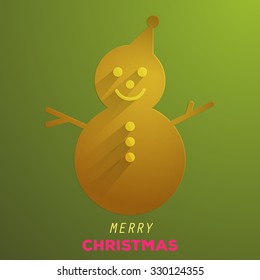 Snowman vector
