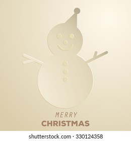 Snowman vector