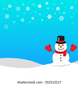 snowman vector