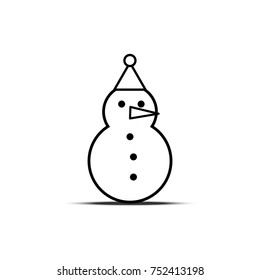Snowman vector art design