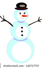 Snowman - vector clip art