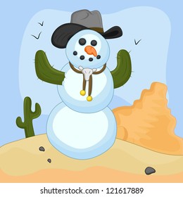 Snowman Vector Concept