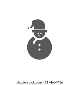 Snowman vector icon