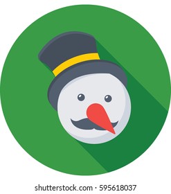 Snowman Vector Icon