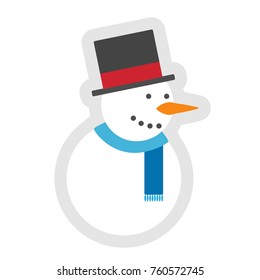 Snowman Vector Icon