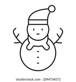Snowman vector icon  Which Can Easily Modify Or Edit 


