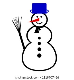 Snowman vector illustration