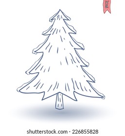 snowman. vector illustration.
