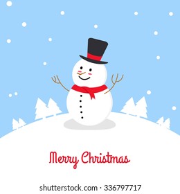 Snowman vector illustration
