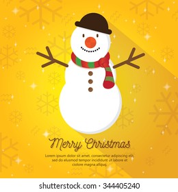 Snowman vector illustration