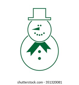 Snowman vector illustration 