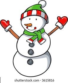 snowman Vector Illustration