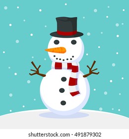 Snowman vector illustration