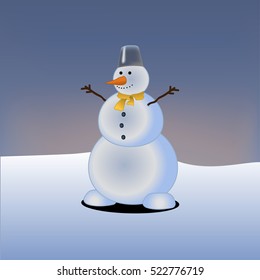 Snowman vector illustration