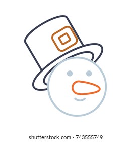 snowman vector illustration