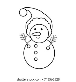 snowman vector illustration