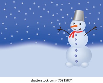 snowman vector illustration
