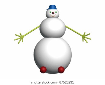 snowman vector illustration