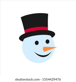Snowman vector illustration icon graphic