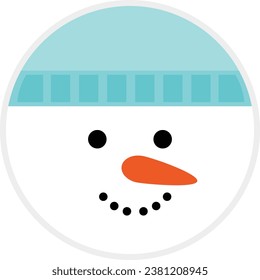Snowman Vector image or clip art
