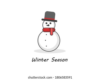 Vector de nieve aislado en blanco