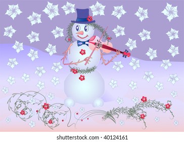 Snowman the Violinist