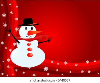 Snowman - Visiting-card