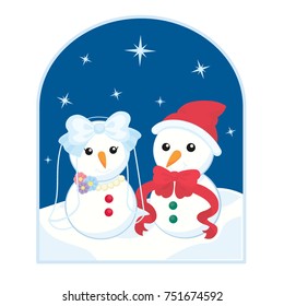 Snowman Wedding