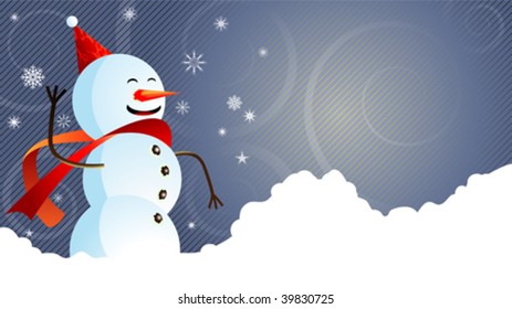 snowman for your advert