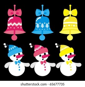 snowmen and bells