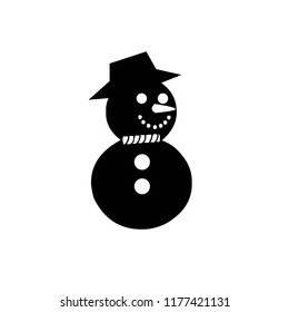snowmen vector icon