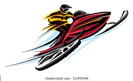 5,042 Snowmobile Stock Vectors, Images & Vector Art | Shutterstock