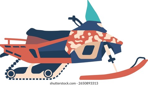 Snowmobile for extreme winter racing
