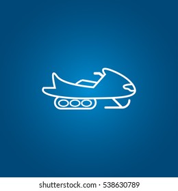 Snowmobile icon